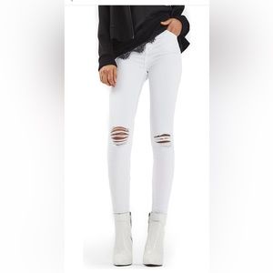 Topshop Jamie Ripped skinny jeans size 26